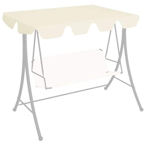 Vidaxl Πανί Ανταλλακτικό Για Κούνια Κήπου Κρεμ 192x147 Εκ. 270 Γρ./μ² image 1