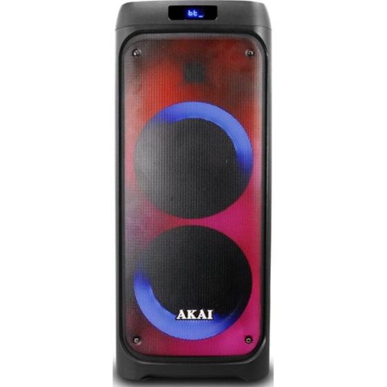 Party Speaker Akai Party Box 260 50W Karaoke - Μαύρο image 0