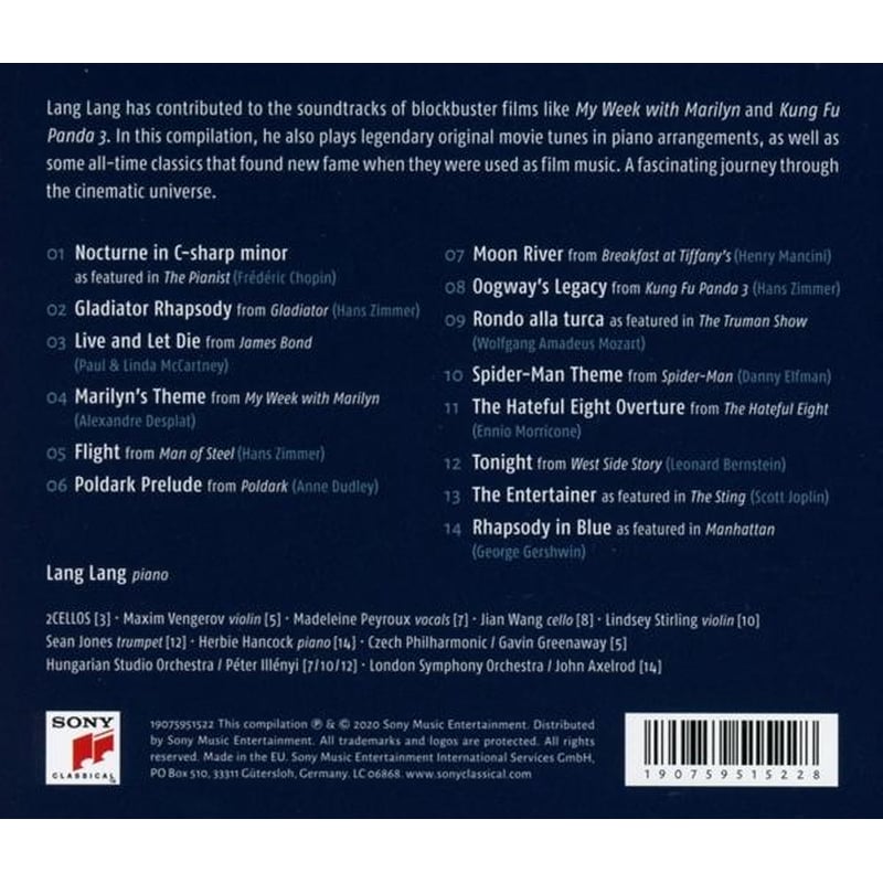 Lang Lang At The Movies