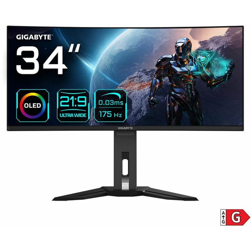 GIGABYTE Gigabyte MO MO34WQC 34 OLED Curved 175 Hz 0.03 ms