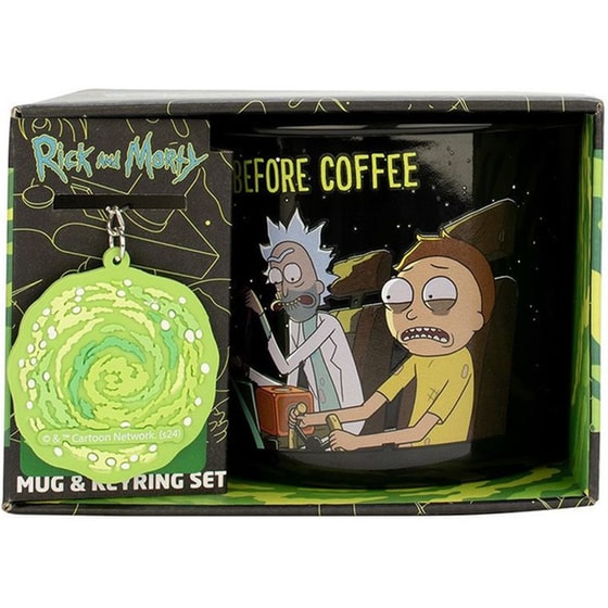 Κούπα Μεταλλική Blue Sky Studios & Μπρελοκ Ricky & Morty 500ml image 3