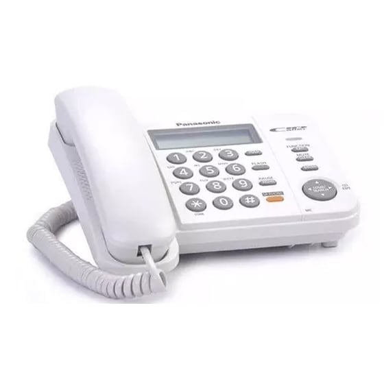 Ενσύρματο Τηλέφωνο Panasonic KX-TS580 - Λευκό image 1