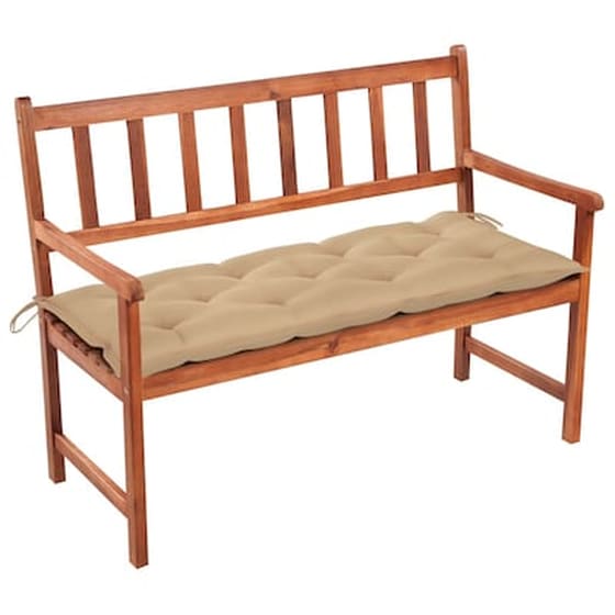 Vidaxl Παγκάκι Κήπου 120 Εκ. Από Μασίφ Ξύλο Ακακίας Με Μαξιλάρι image 0