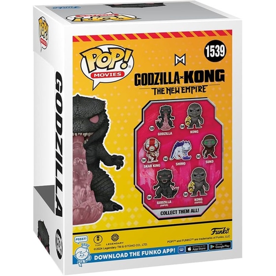 Funko Pop! Movies - Godzilla Vs Kong The New Empire - Godzilla #1539 image 2
