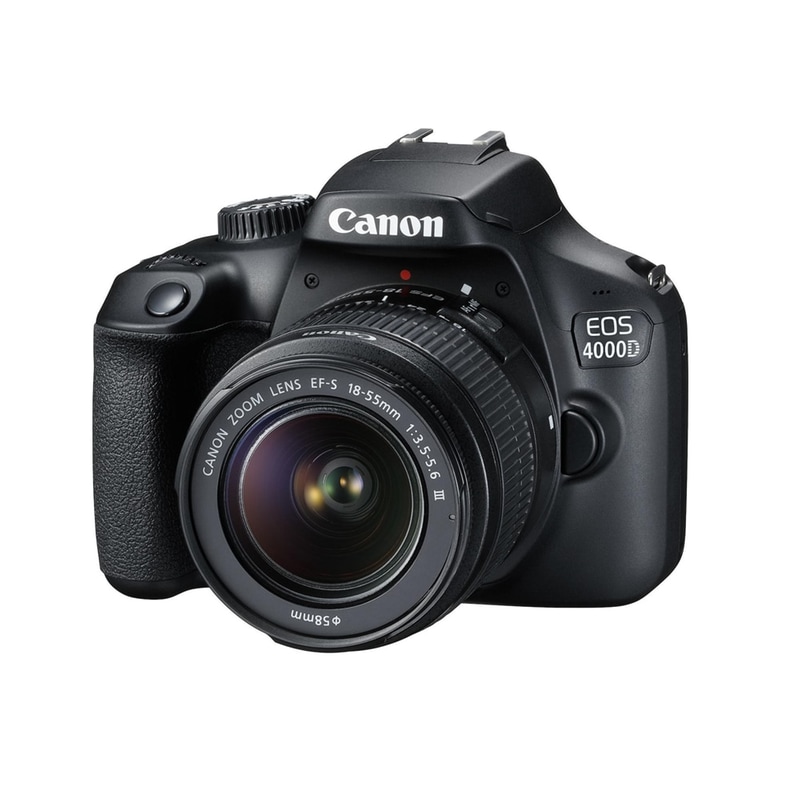 DSLR Canon EOS 4000D Φακός 18-55mm DC Μαύρο