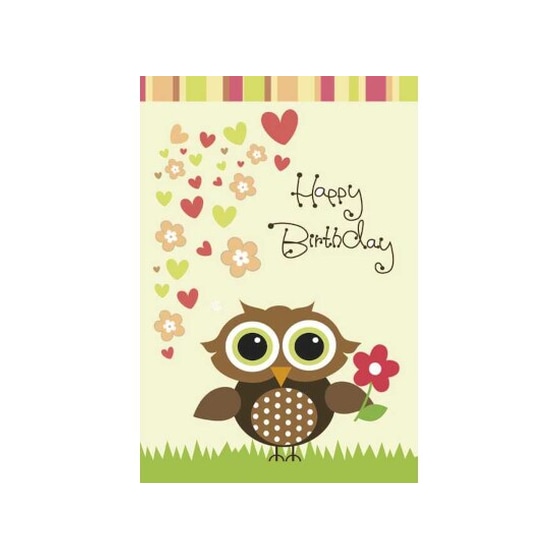 Ευχετήρια Κάρτα 12 Εποχές Happy Birthday Glitter image 0