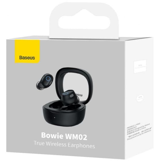 Ακουστικά Bluetooth Baseus Bowie WM02 TWS - Μαύρο image 4