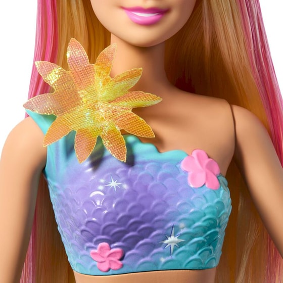 Mattel Κούκλα Barbie Μαγική Γοργόνα που Ανθίζει - Ξανθι (JDM72) image 3