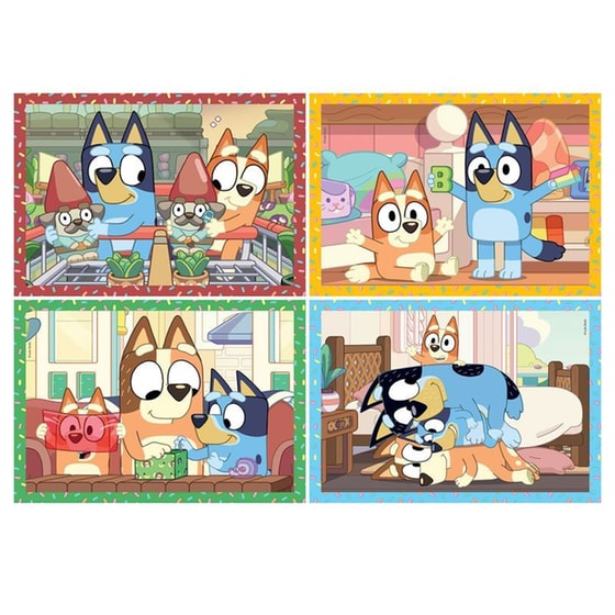 Παιδικό Παζλ Clementoni 4 in 1 Super Color Bluey (12/16/20/24 Κομμάτια) image 2