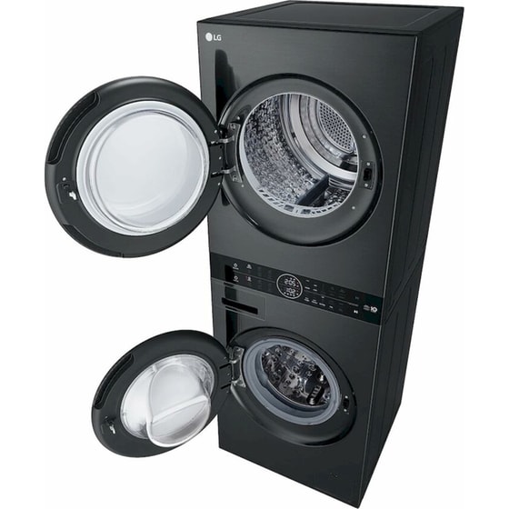LG WT1210BBF WashTower 12kg/10kg 1.400 Στροφές με WiFi Ανθρακί Πλυντήριο Στεγνωτήριο Ρούχων image 2