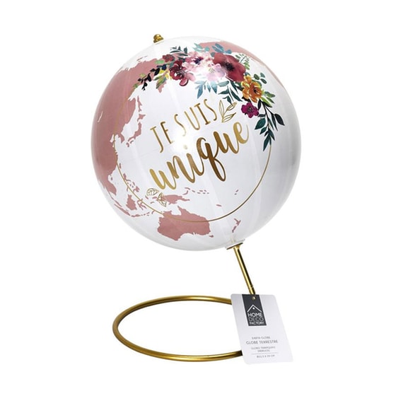 Διακοσμητική Υδρόγειος Σφαίρα Home Deco Factory με Μεταλλική Βάση Hd2282 29 cm - Πολύχρωμη image 2