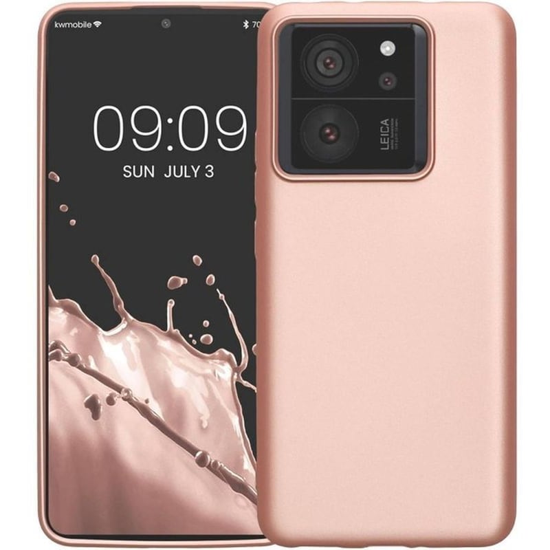 KWMOBILE Kwmobile Θήκη Σιλικόνης Xiaomi 13t / 13t Pro - Metallic Rose Gold (kwm000020iw001c)