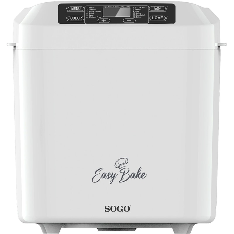 SOGO Αρτοπαρασκευαστής SOGO PAN-SS-10722 550 W Λευκό