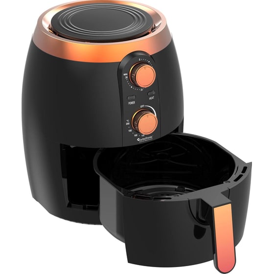 TURBOTRONIC TT-AF10M με Αποσπώμενο Κάδο 1200 W 3.5 L Μαύρο Φριτέζα Αέρος image 2