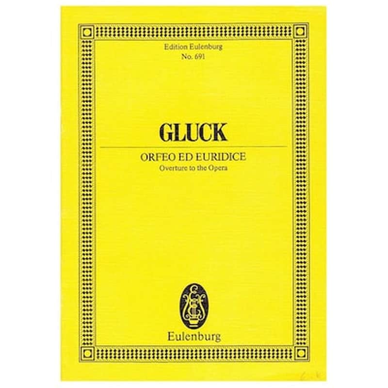 EDITIONS EULENBURG Gluck - Orfeo Ed Euridice [pocket Score]