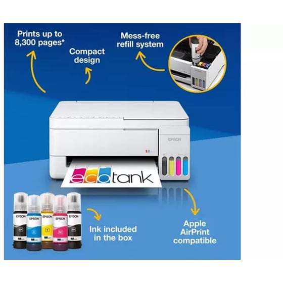 Epson L3356 Έγχρωμο Πολυμηχάνημα Inkjet με WiFi και Mobile Print C11CL62412 image 1
