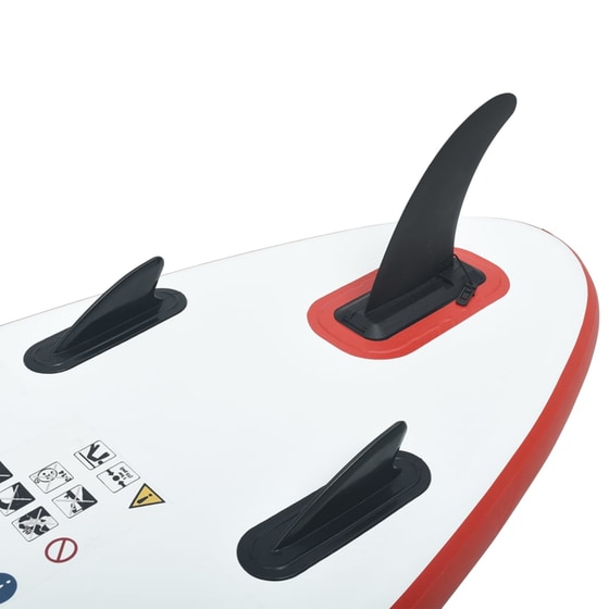 Φουσκωτή Σανίδα SUP VidaXL 300 x 72 cm - Κόκκινη image 4