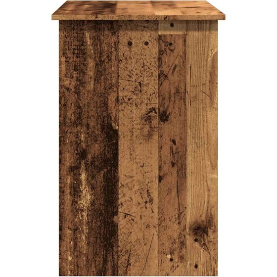 Γραφείο VidaXL από Επεξεργασμένο Ξύλο 100x50x76 cm - Όψη Παλαιού Ξύλου image 5
