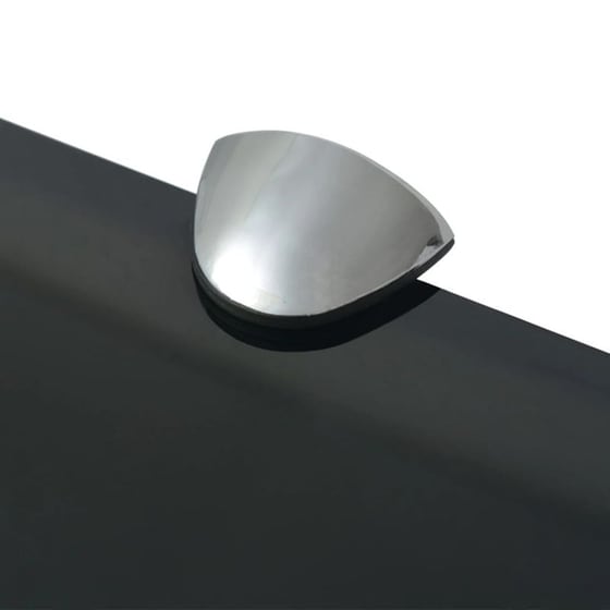 Ράφι Τοίχου VidaXL από Γυαλί 30x0.8x10 cm - Μαύρο image 3