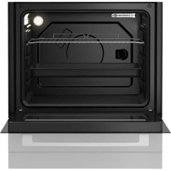 BEKO FSS 66002 GW 71 Lt Λευκό Ηλεκτρική Κουζίνα Εμαγιέ image 5