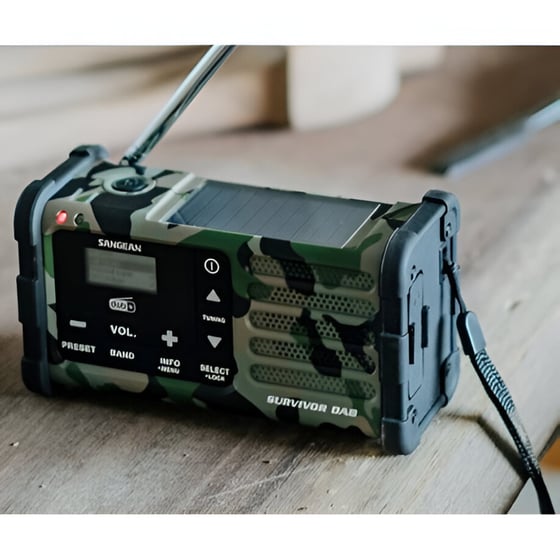 Φορητό Ραδιόφωνο Sangean MMR-88 Dab+ Camouflage - Χακί/Μαύρο image 2