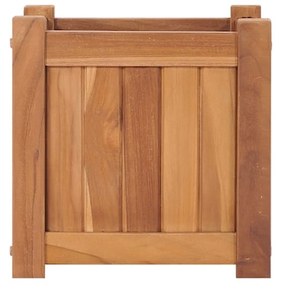 Vidaxl Ζαρντινιέρα Κήπου 30 X 30 X 30 Εκ. Από Μασίφ Ξύλο Teak image 2
