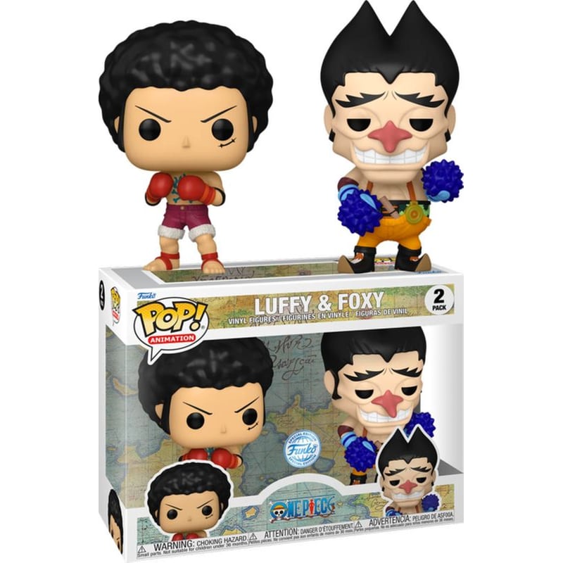 FUNKO Funko Pop! Animation - One Piece - Luffy And Foxy 2-Pack