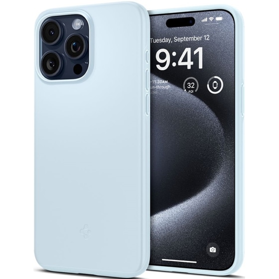 Θήκη Apple iPhone 15 Pro - Spigen Thin Fit - Mute Blue image 0