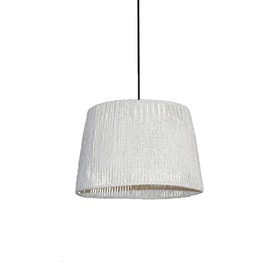 Φωτιστικό Οροφής Μονόφωτο Homelighting Beril 77-3639 Bamboo - Λευκό