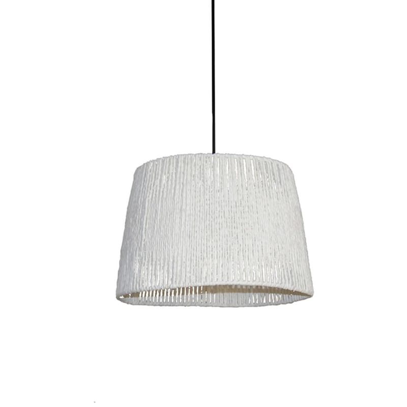 HOMELIGHTING Φωτιστικό Οροφής Μονόφωτο Homelighting Beril 77-3639 Bamboo - Λευκό