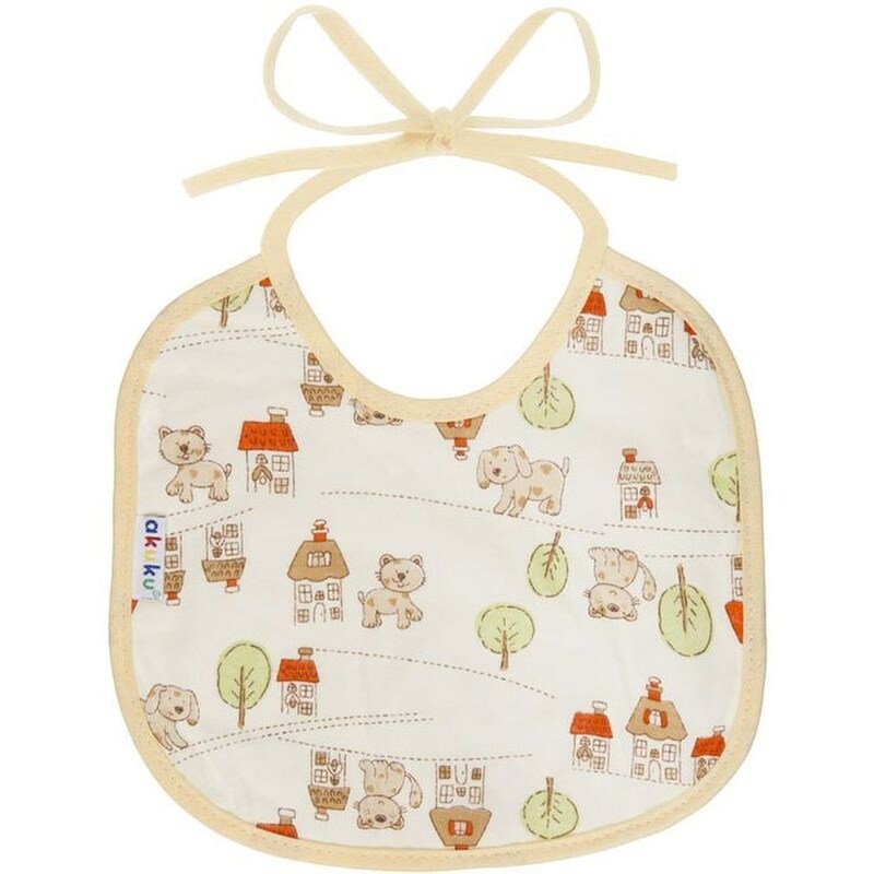 AKUKU Σαλιάρα Akuku Σπιτάκια