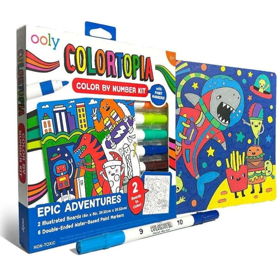 Σετ Ζωγραφικής με Αριθμούς Ooly Colortopia Epic Adventures image 5