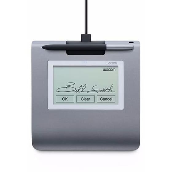 Γραφίδα & Ταμπλέτα Σχεδίασης Wacom STU-430 - Γκρι image 0