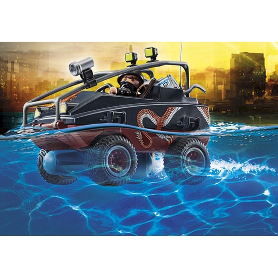 PLAYMOBIL® City Action Καταδίωξη Αμφίβιου Οχήματος από Αστυνομικό Αλεξίπτωτο (70781) image 6