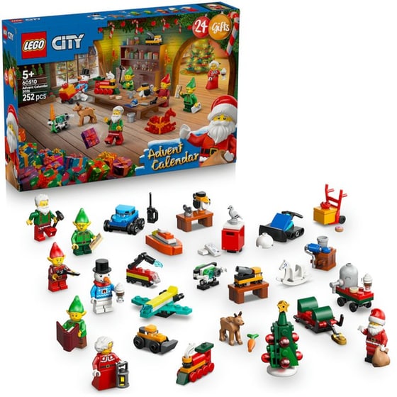LEGO® City Advent Calendar 2026 Santa’s Workshop Toy (60510) image 6