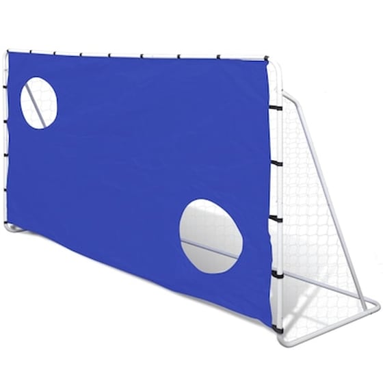 Vidaxl Τέρμα Ποδοσφαίρου Με Στόχους 240 X 92 X 150 Εκ. Από Ατσάλι image 0