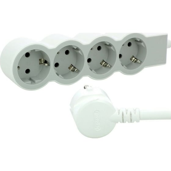 Πολύπριζο Ασφαλείας Legrand Surgearrest 4 θέσεων 5m - White/Grey image 2