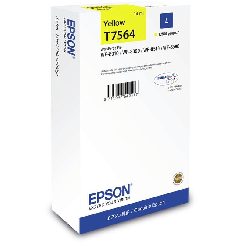 Epson C13T75644N Κίτρινο Μελάνι Εκτυπωτή EPSON