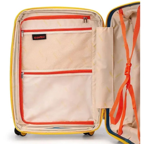 Σετ Βαλίτσες&nbsp;Amber&nbsp;Μπλε image 15