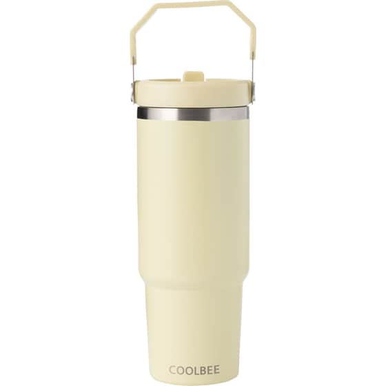 Θερμός Handled Tumbler Coolbee Μπεζ 850 ml image 1