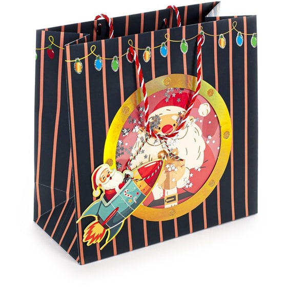 Σακούλα Δώρου Tri-Coastal Santa Medium image 2