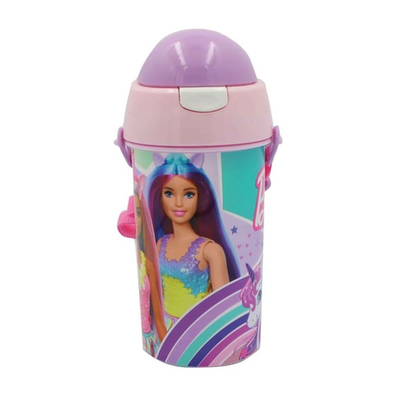 Παγούρι Gim Πλαστικό Fd Barbie 500 ml Λιλά image 0