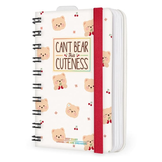 Ημερολόγιο Ημερήσιο Σπιράλ 2027 Legami 12M Small Teddy Bear image 0