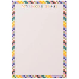 Σημειωματάριο Raspberry Blossom Rainbow Squares Scribbles