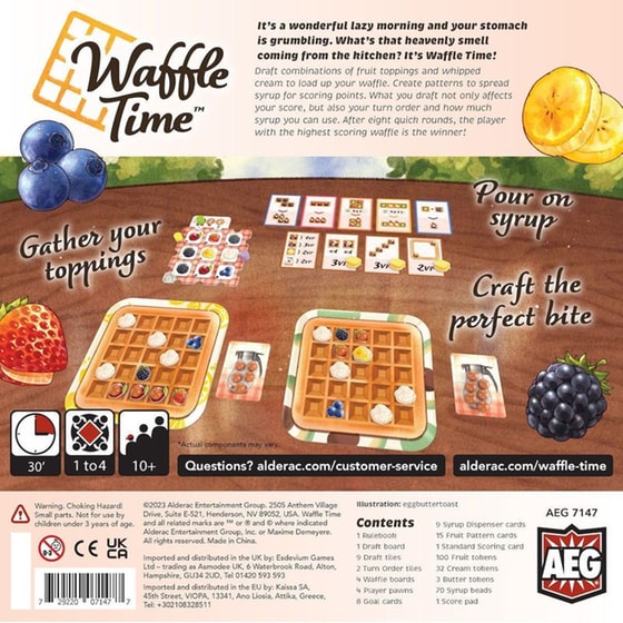 Επιτραπέζιο Παιχνίδι Alderac Waffle Time image 1