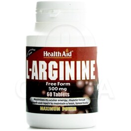 HEALTH AID Αργινίνη - 60 Ταμπλέτες