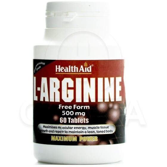 HEALTH AID Αργινίνη - 60 Ταμπλέτες image 0