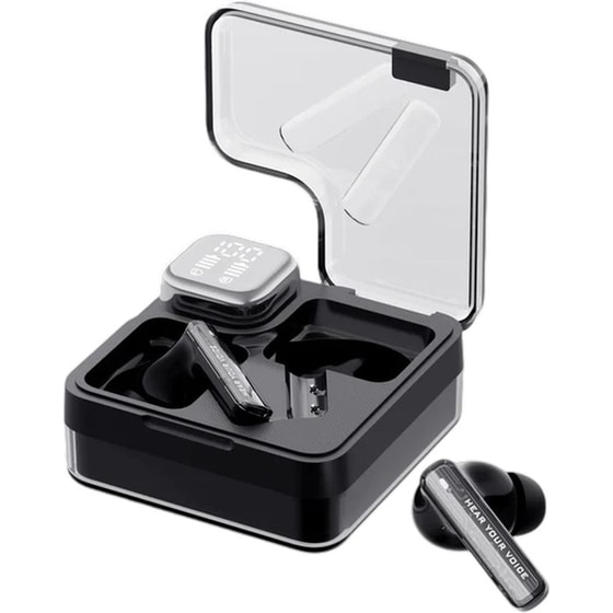 Ακουστικά Bluetooth QCY Melobuds Neo - Μαύρα image 1
