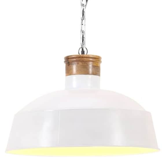 Vidaxl Φωτιστικό Industrial Λευκό 58 Εκ. E27 image 0