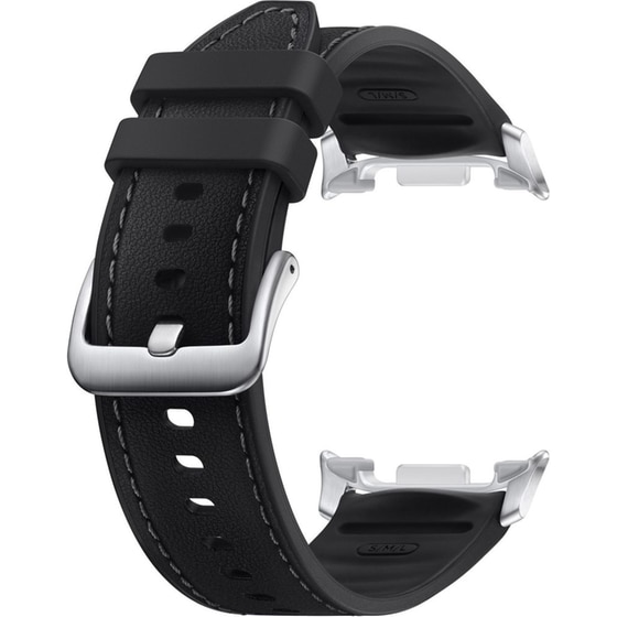 Λουράκι Samsung Hybrid S/M/L για Samsung Galaxy Watch8 40mm/44mm / Galaxy Watch8 Classic 46mm - Black image 0